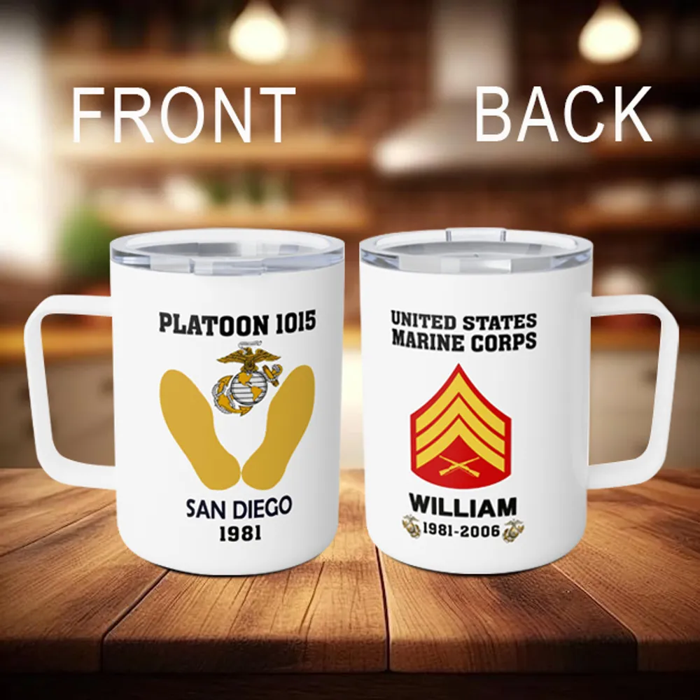 Personalized Marine Mugs